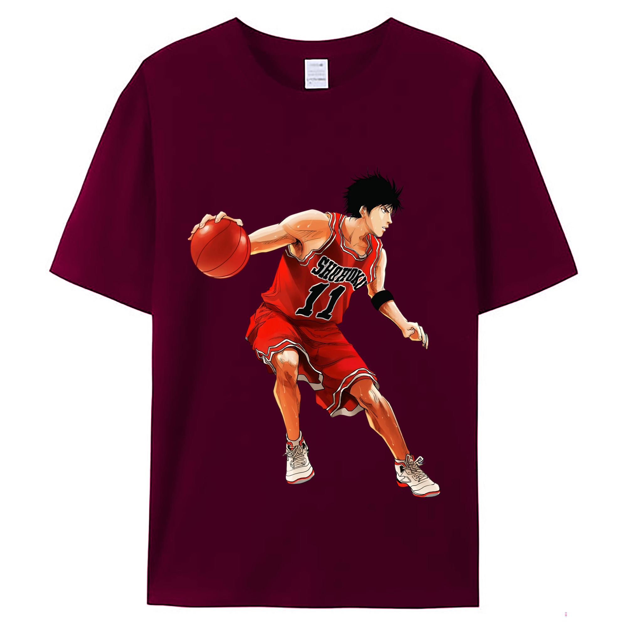 （画像用） SLAM DUNK／スラムダンク レディースカジュアルプリントTシャツ（綿100％）